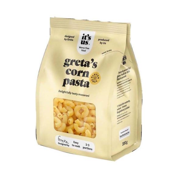 It's us Greta's Corn pasta Kukorica szarvacska Gluténmentes  200 g